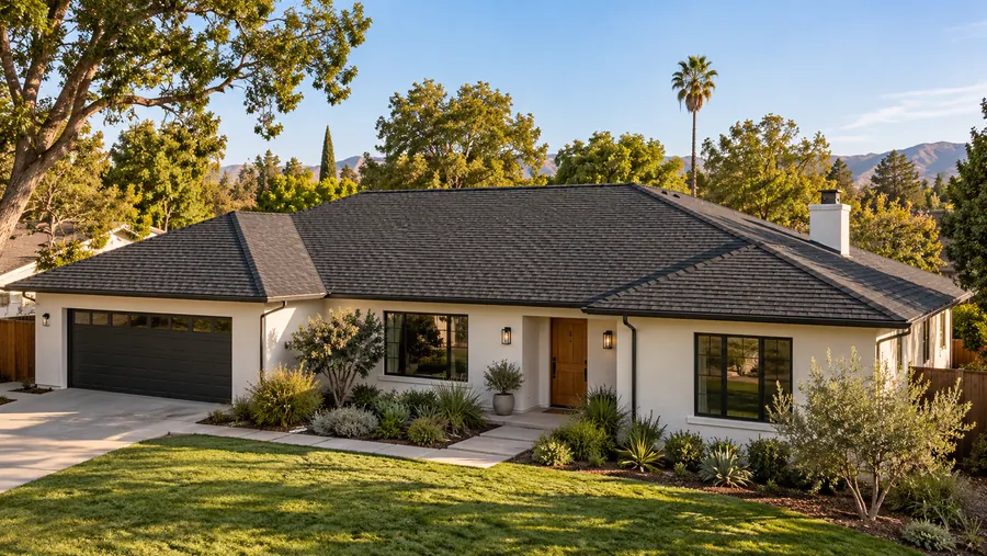 Illustrative architectural shingles roof design