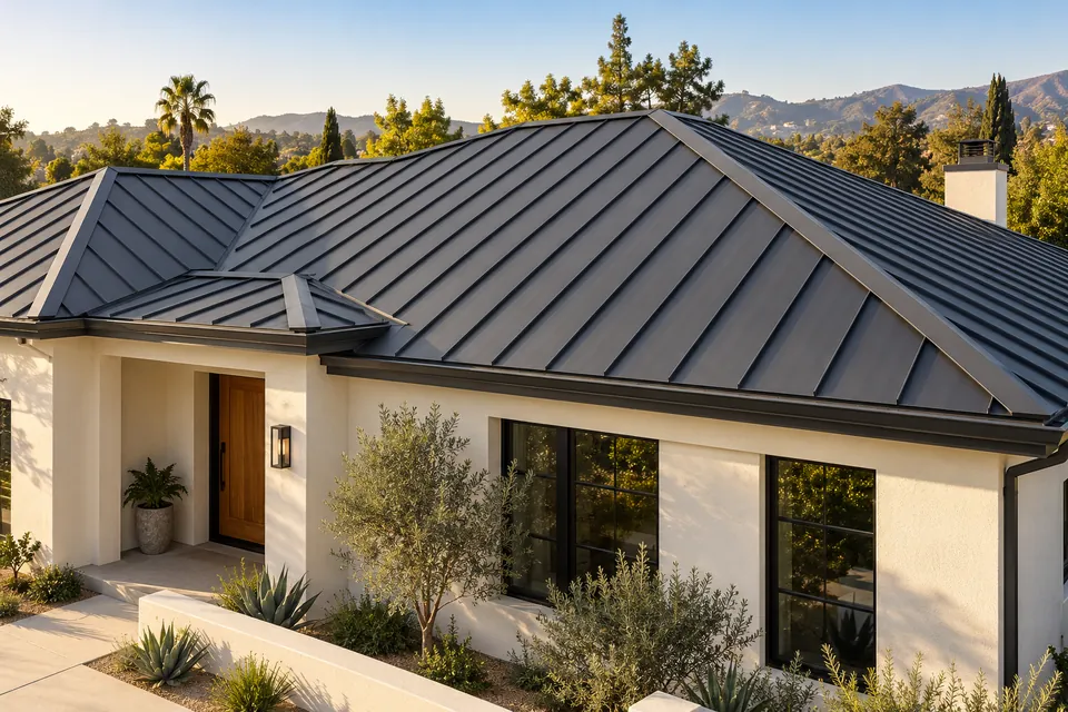 Illustrative standing-seam metal roof design